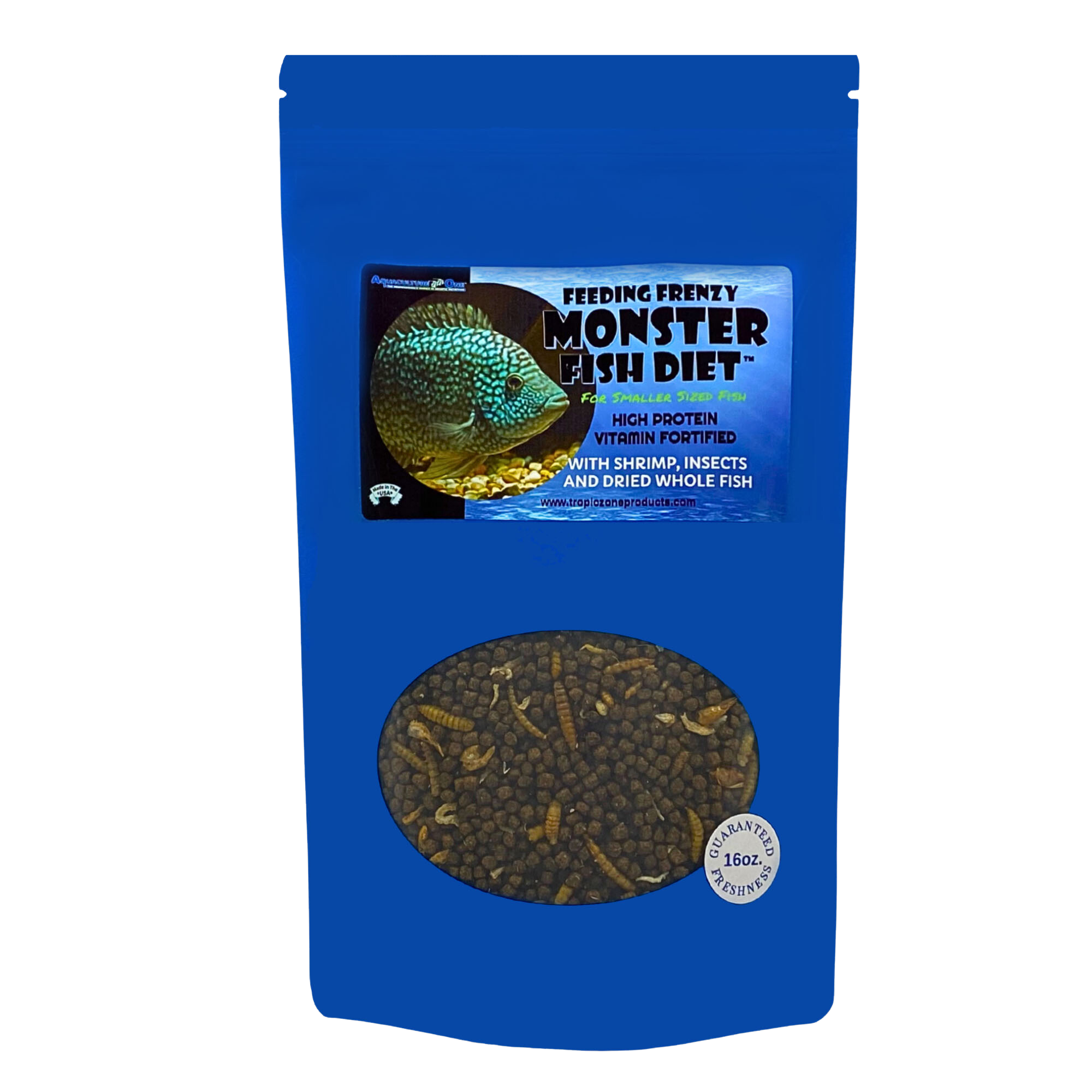 Aquaculture-One Feeding Frenzy Monster Fish Diet - TropicZone Specialty ...